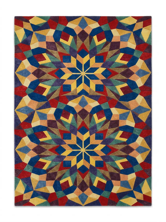 Hand Tufted Mandala Area Rug