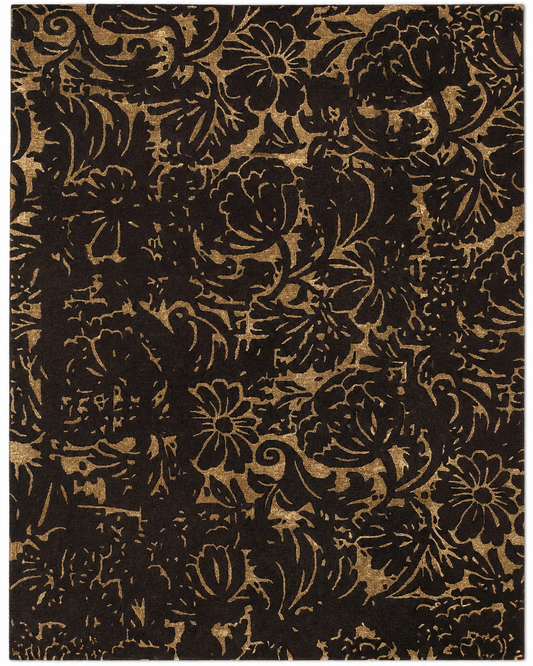 Hand Tufted New Zealand Wool Rugs in Beige/Charcoal Color