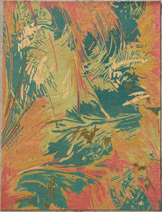 Hand Tufted 10C Fine Wool Rugs in Multi Color