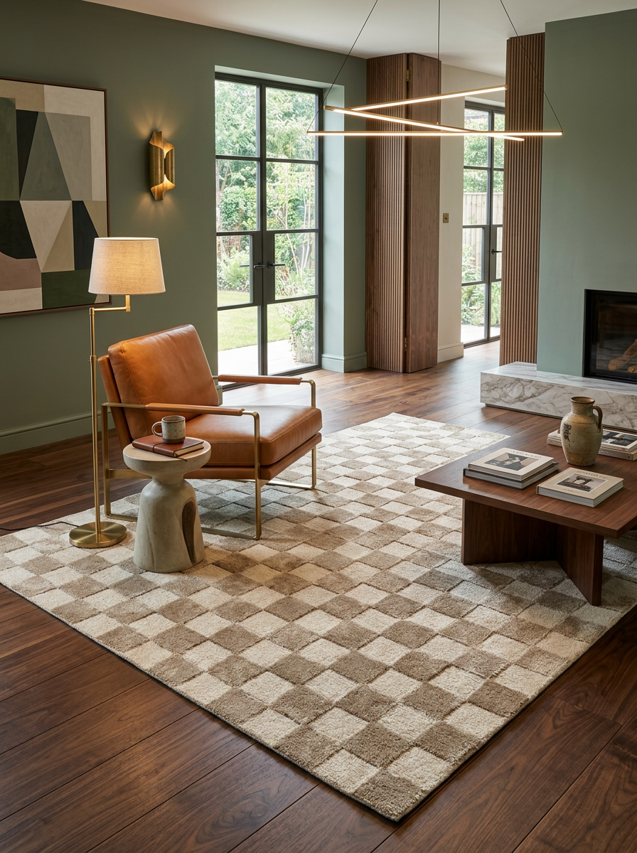 Hand Tufted 100% Viscose Rugs in Beige Color