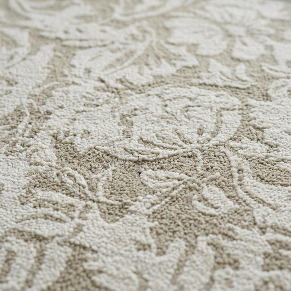 Hand Tufted Fine Wool Rugs in Beige/Ivory Color