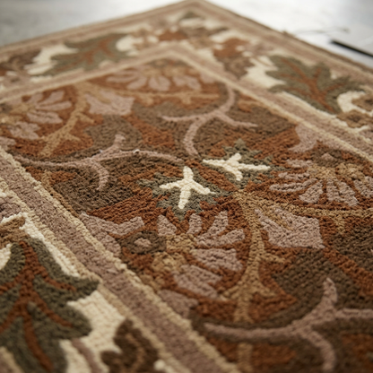 Hand Tufted New Zealand Wool Rugs in Beige/Lt.Brown Color