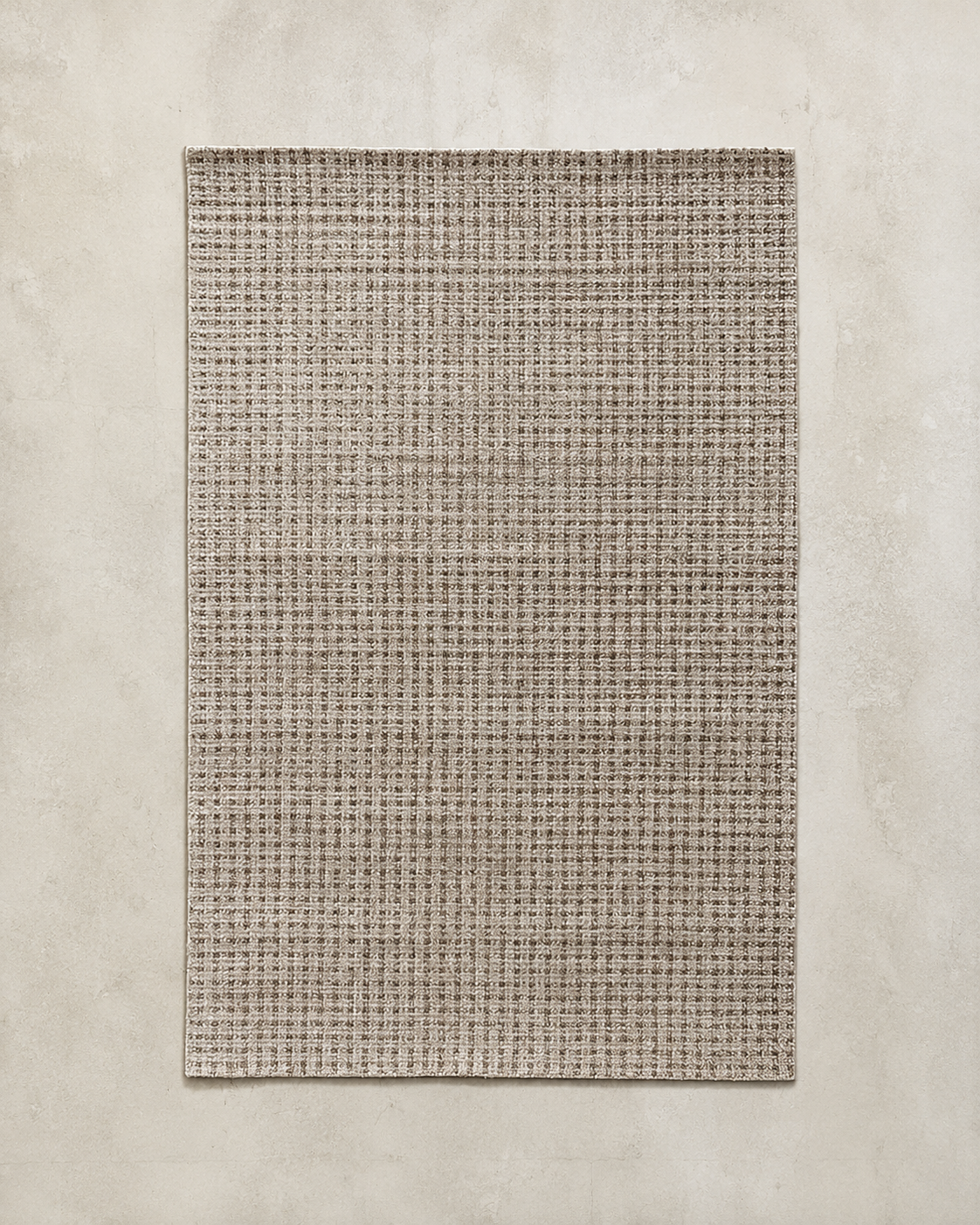 Hand Tufted Fine Wool + Bamboo Rugs in Beige/Brown Color