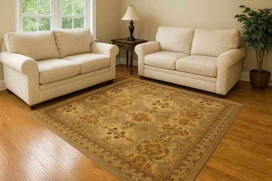 Handcuffed Kassan Rugs 10ft x 6ft